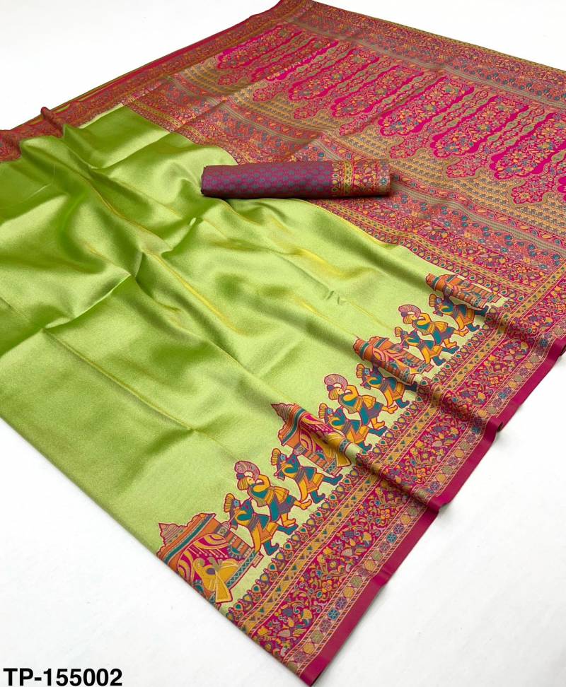 Rajyog Tissue Pashmina With Zari Traditional Saree Collection