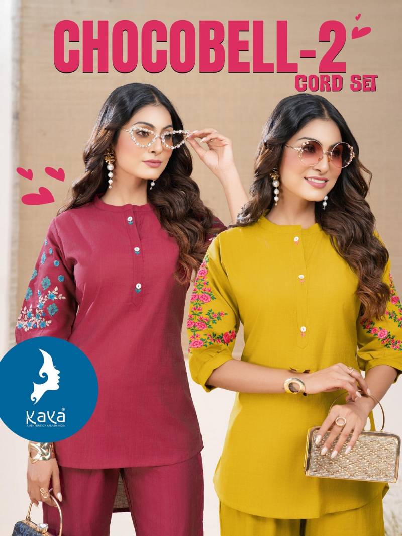 Kaya Chocoobell 2 Vertican Stylish Co Ord Set Collection