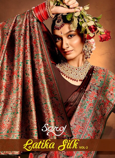 Saroj Latika Silk Vol 2 Pure Silk Wedding Saree Collection