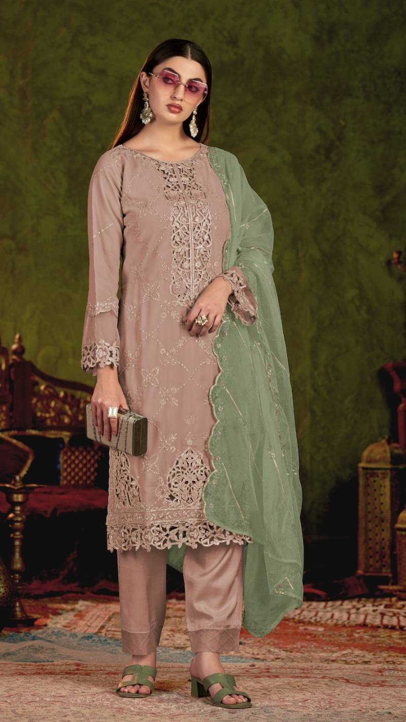 Mah E Rooh 4202 A To D Embriodered Salwar Suits Collection