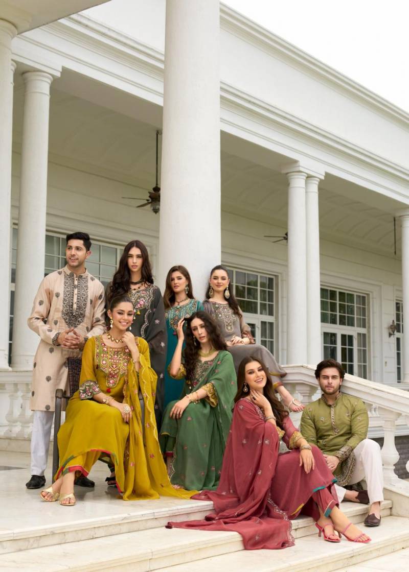 Prm Leana Designer Party Wear Kurti Bottom With Dupatta Collection