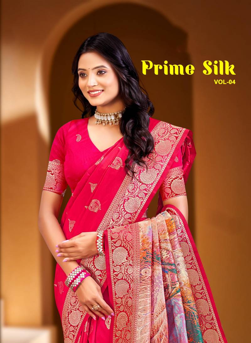 Bunawat Prime Silk Vol 4 Wedding Wear Saree Collection