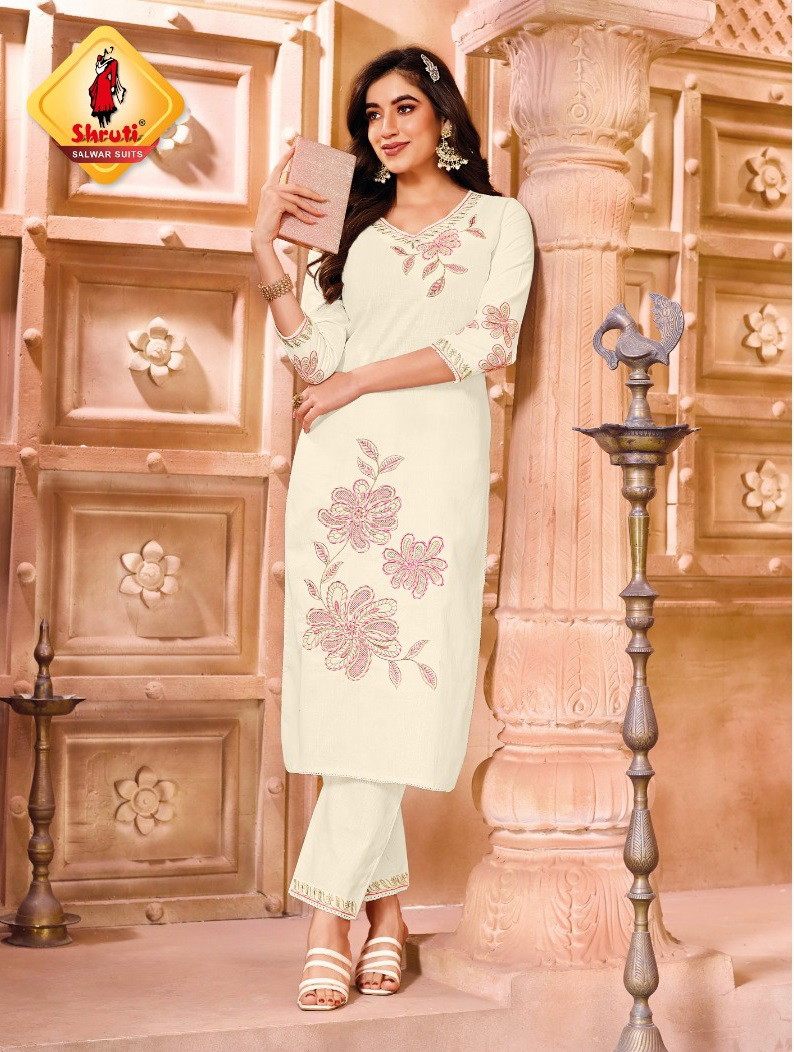 Shruti Paheli Vol 12 Pure Cotton Kurti With Bottom Collection