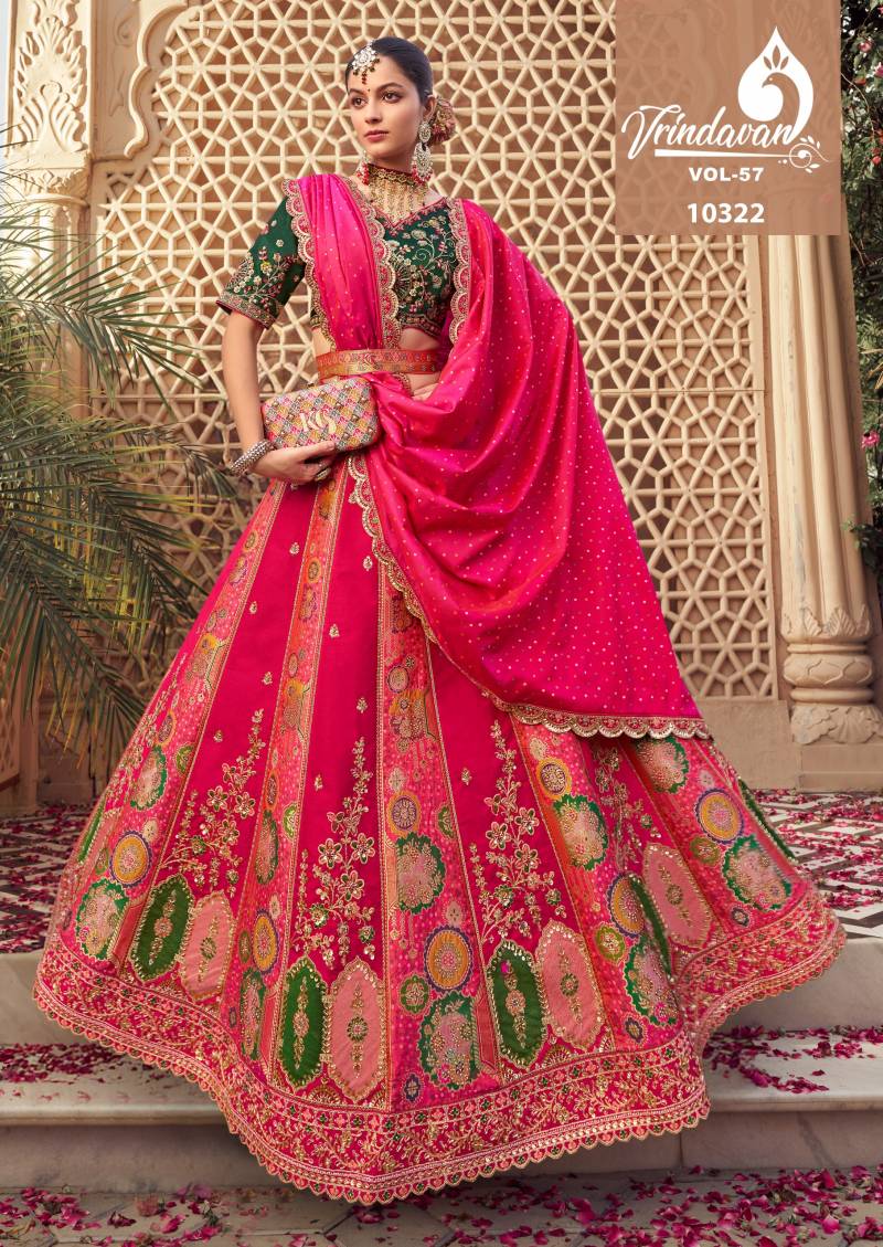 Rayol Vrindavan Vol 57 Zarkan And Cutwork Designer Lehenga Choli Collection