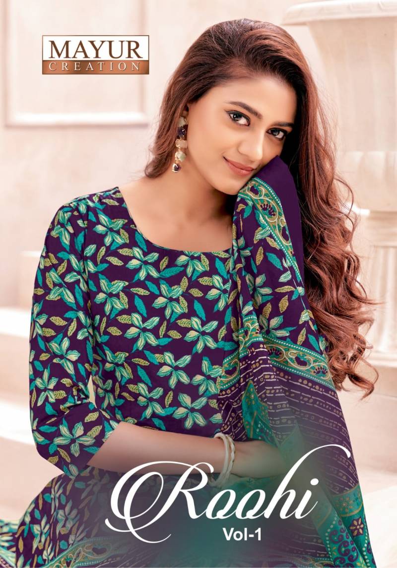 Mayur Roohi Vol 1 Soft Cotton Casual Dress Material Collection