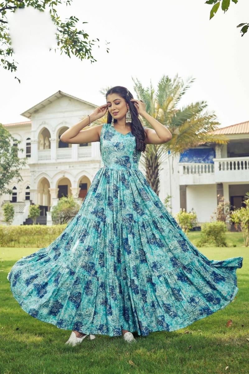 Ctz Kanti Fancy Printed Long Gown Collection