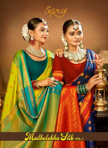 Saroj Madhulekha Silk Vol 1 Traditional Saree Collection