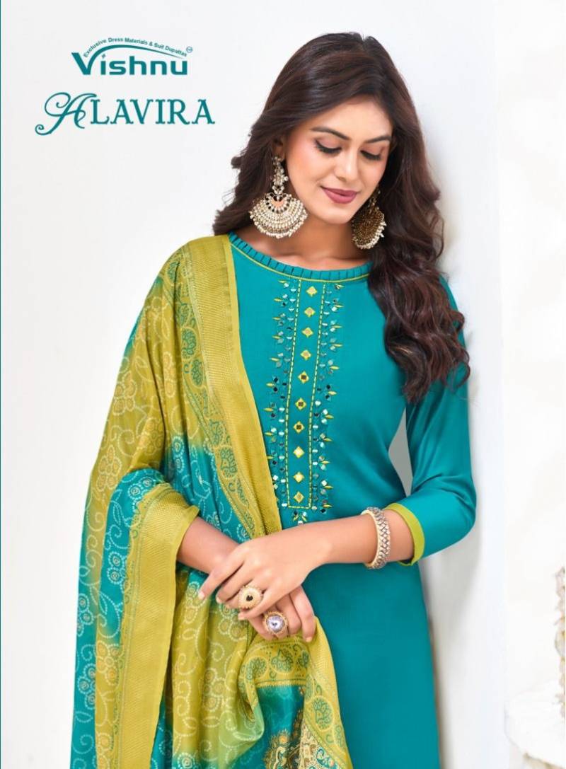 Vishnu Alavira Vetican Designer Dress Material Collection