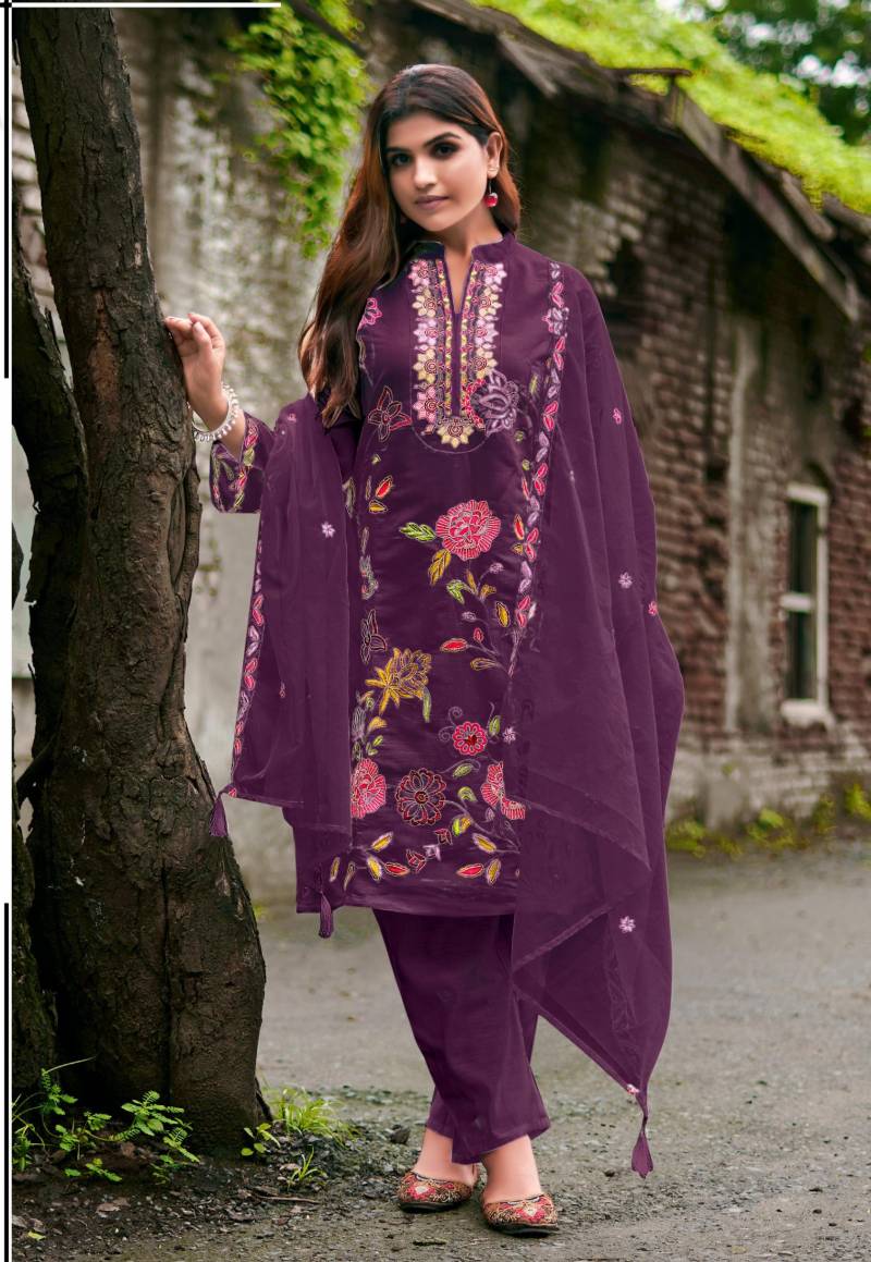 Sajida 126 A To D Roman Silk Pakistani Readymade Salwar Suits Collection