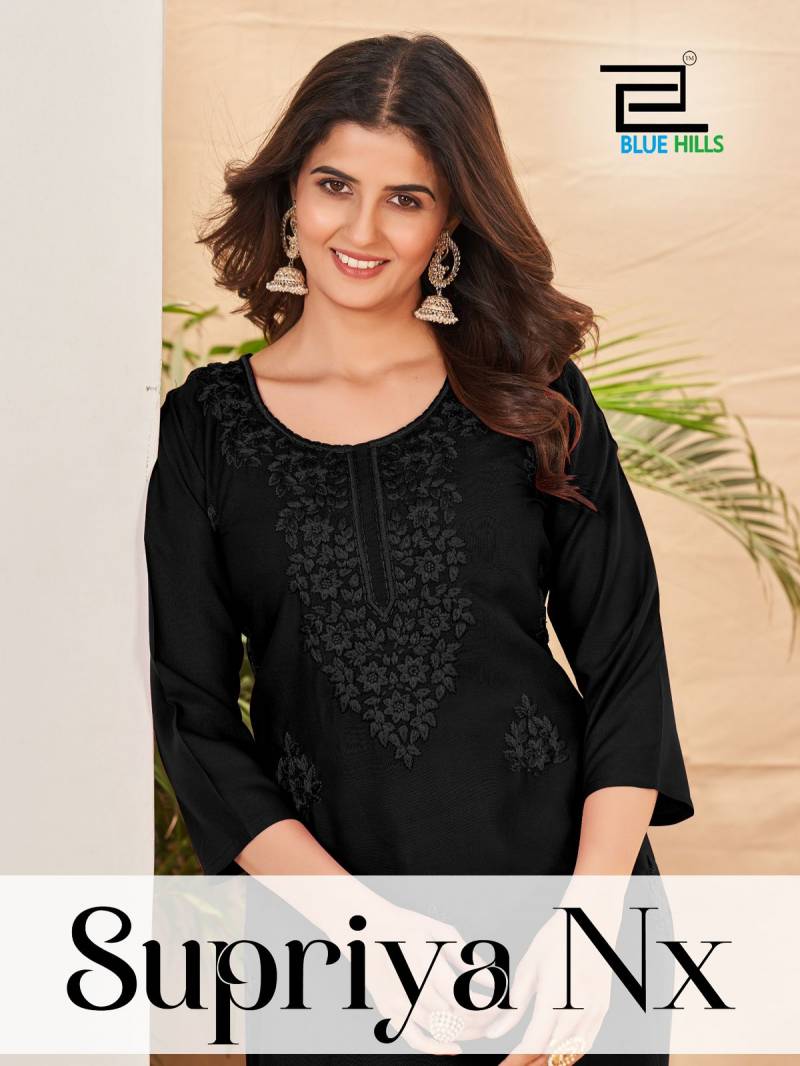 Blue Hills Supriya Nx Designer Embroidery Work Kurti Collection