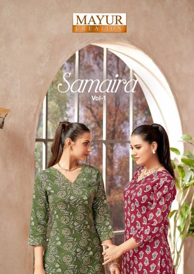Mayur Samaira Vol 1 Printed Casual Wear Cord Sets Collection