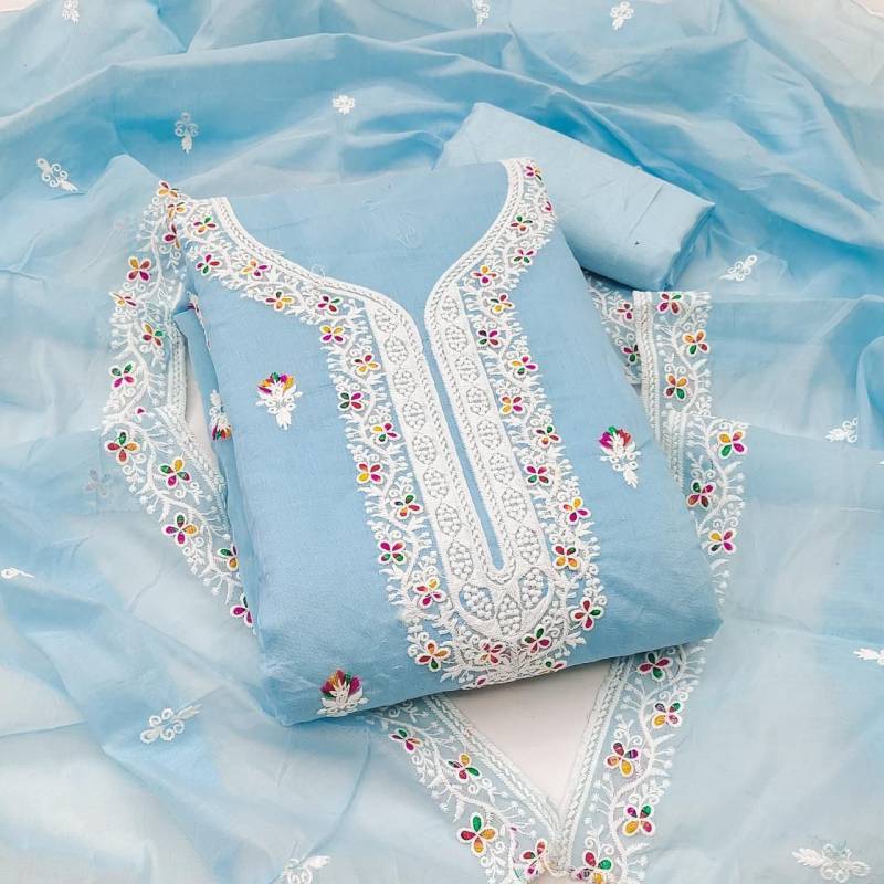 Radhika Designer Suits 25 Embroidered Dress Material Collection