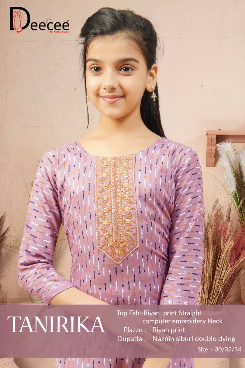 Deecee Tanirika Printed Daily Wear Kids Wear Kurti Set Collection