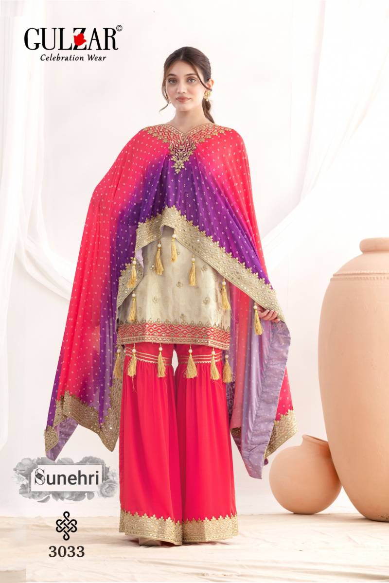 Gulzar Sunehri Viscose Designer Salwar Suits Collection