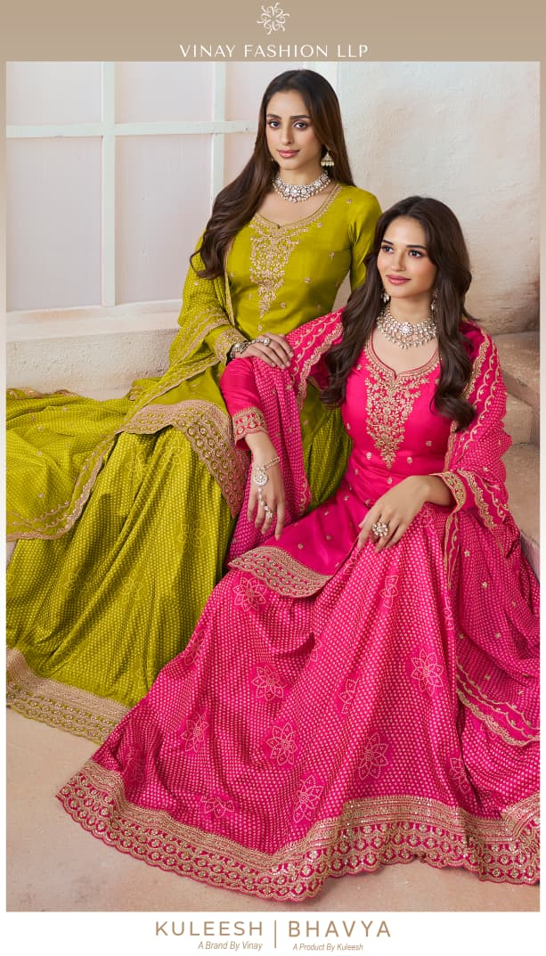 Vinay Kuleesh Bhavya Moga Silk Designer Salwar Suits Collection