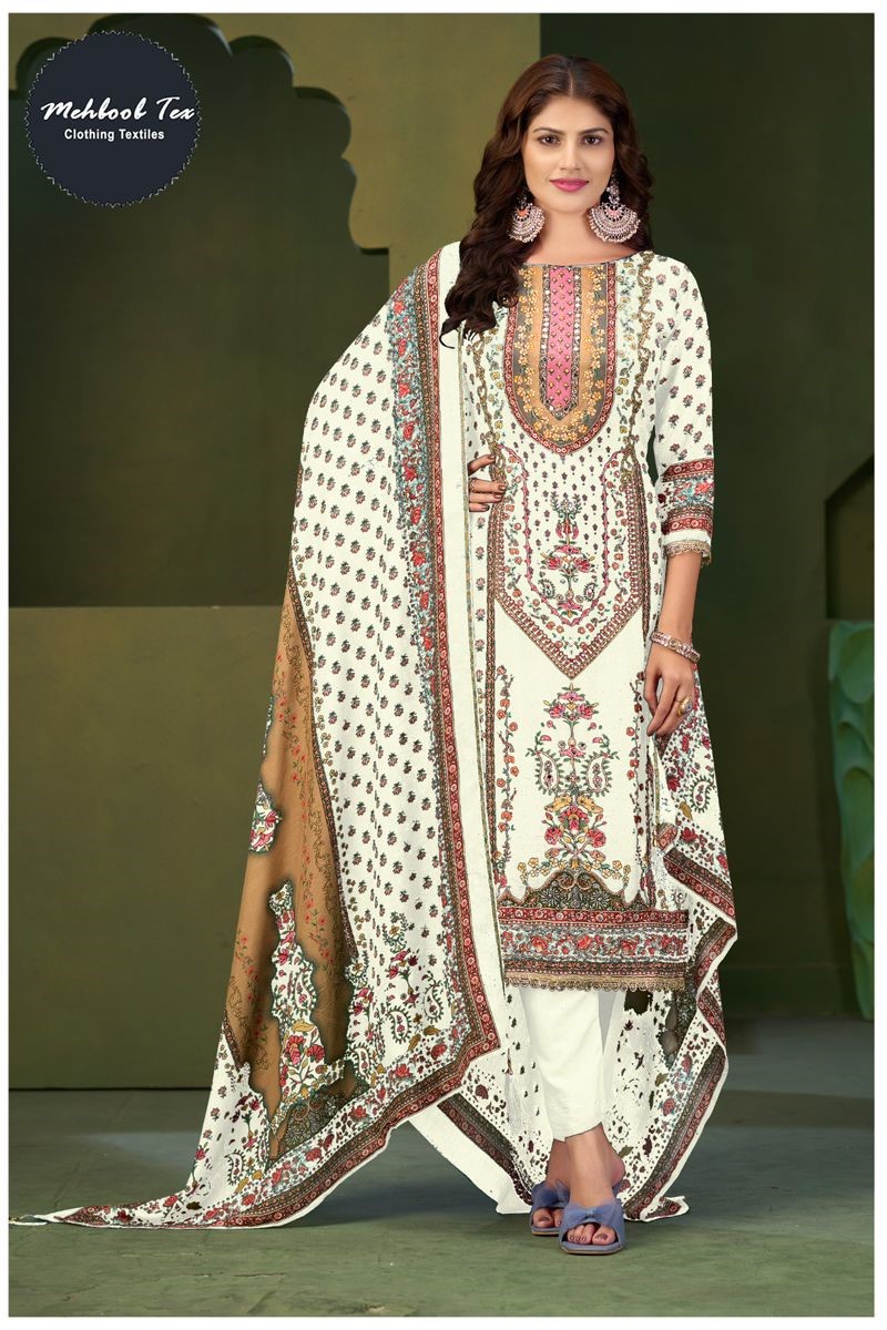Mehboob Tex 1725 Viscose Designer Pakistani Salwar Suits Collection