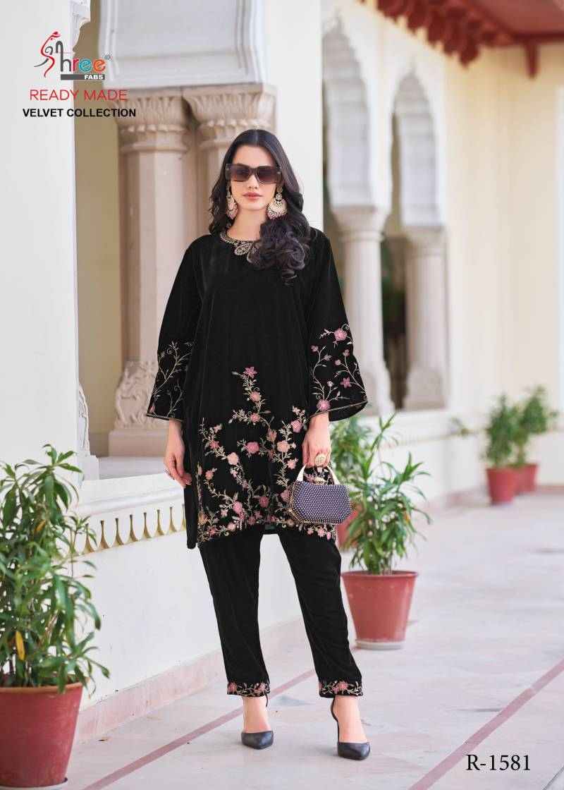 Shree R 1581 Velvet Designer Pakistani Co Ord Set Collection