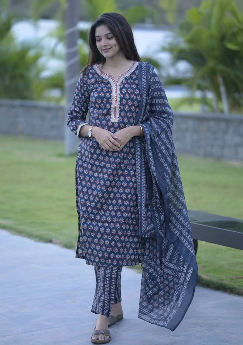 Dhruvi 364 Viscose Printed Kurti Bottom With Dupatta Collection