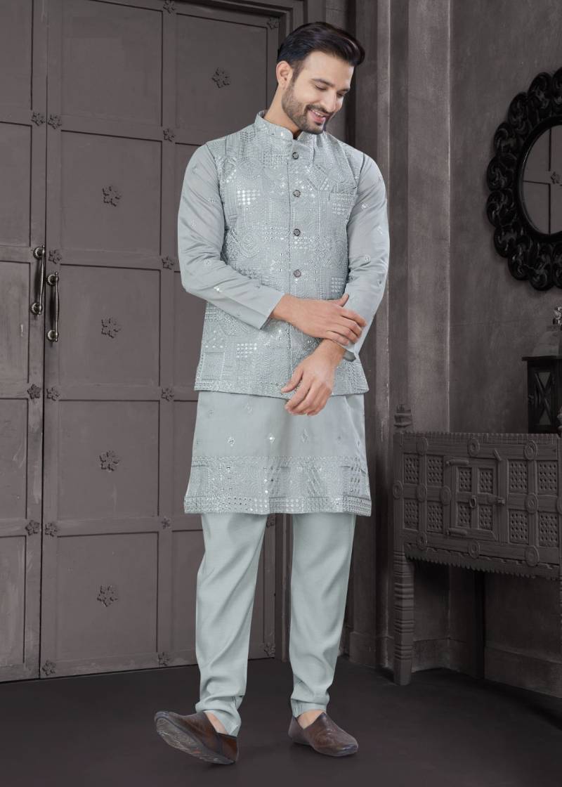 Outluk Wedding Collection Vol 31 Mens Kurta Pajama Jocket Collection