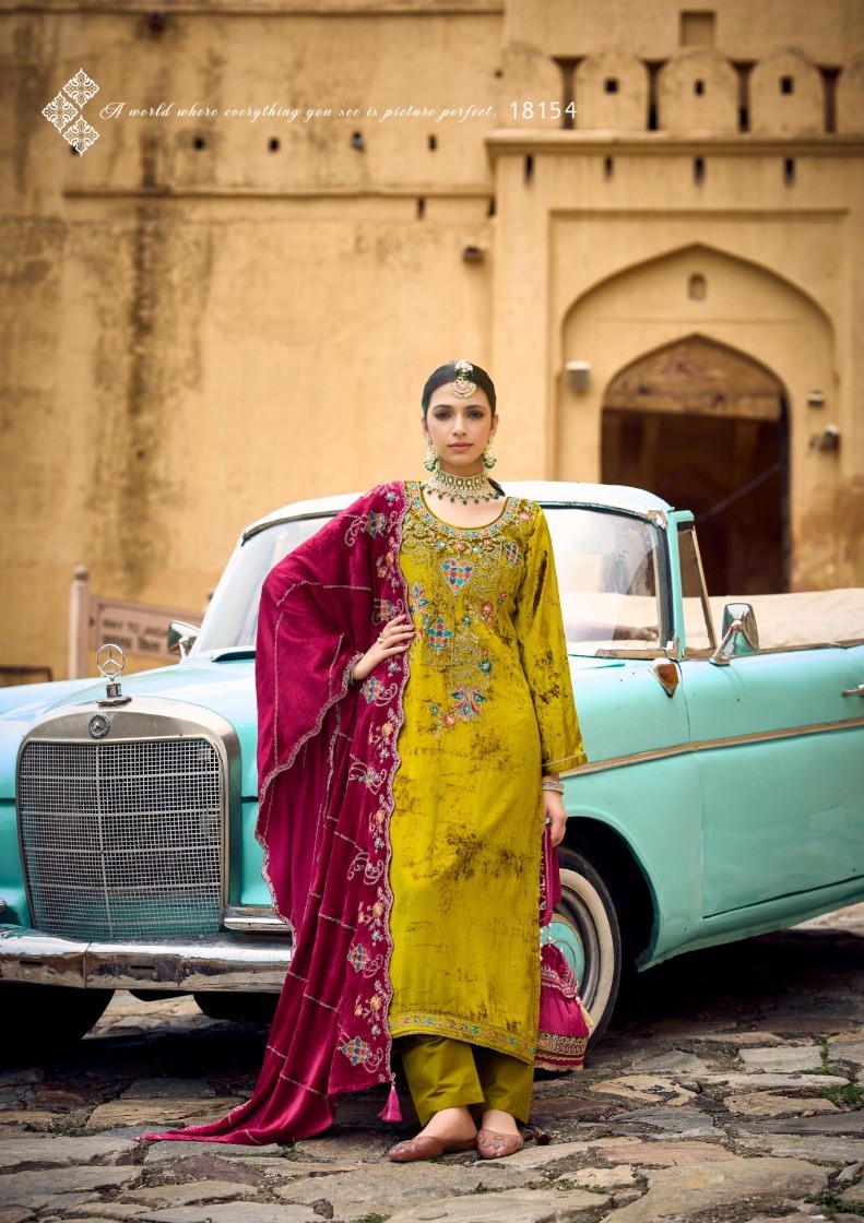 Four Dots Veneshiaa Vol 2 Makhmali Work Designer Salwar Suits Collection