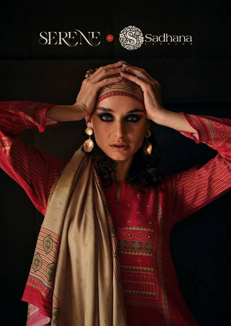 Sadhana Serene Viscose Pashmina Designer Salwar Suits Collection