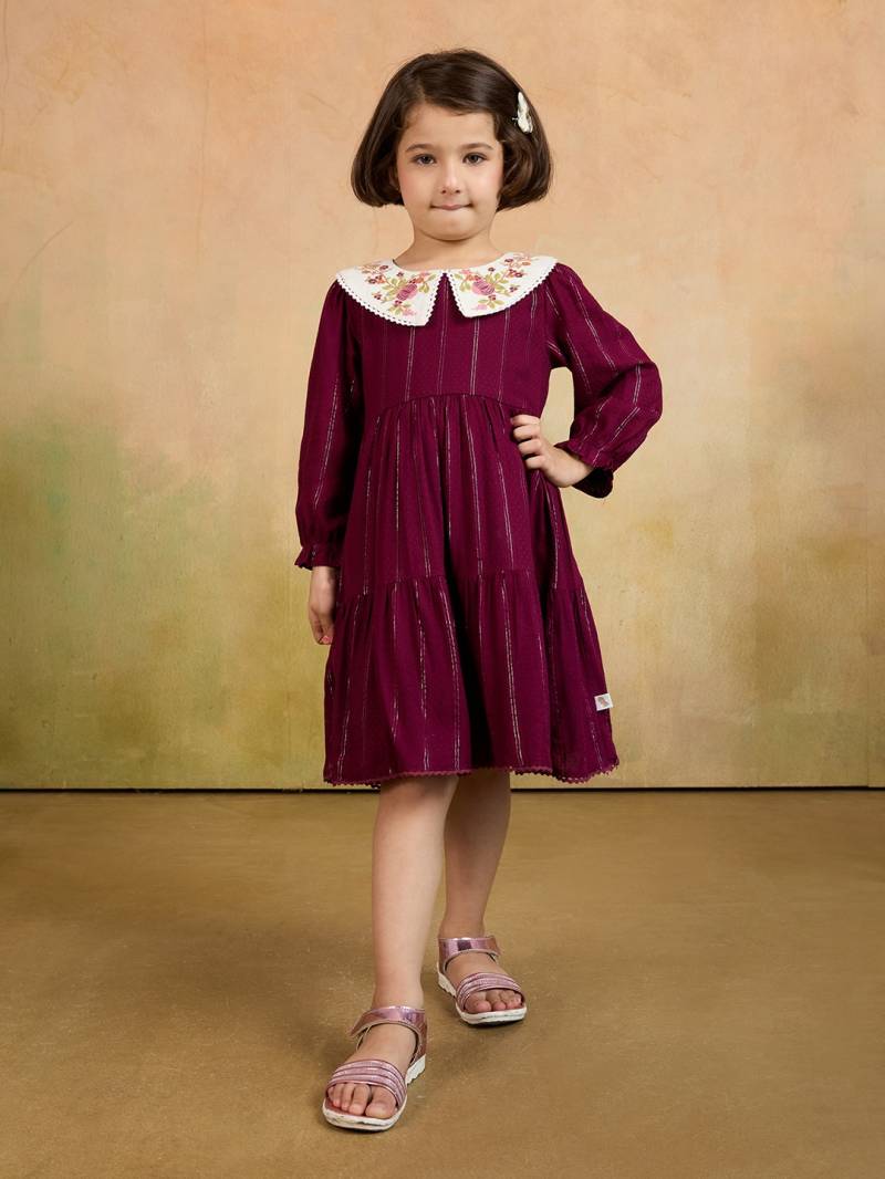 T 5093 A And B Rayon Stylish Frock Girls Wear Tops Collection