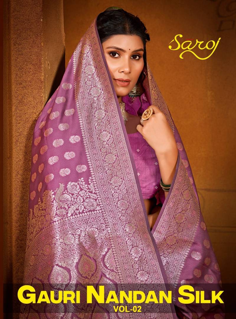 Saroj Gauri Nandan Silk Vol 2 Festive Wear Silk Saree Collection