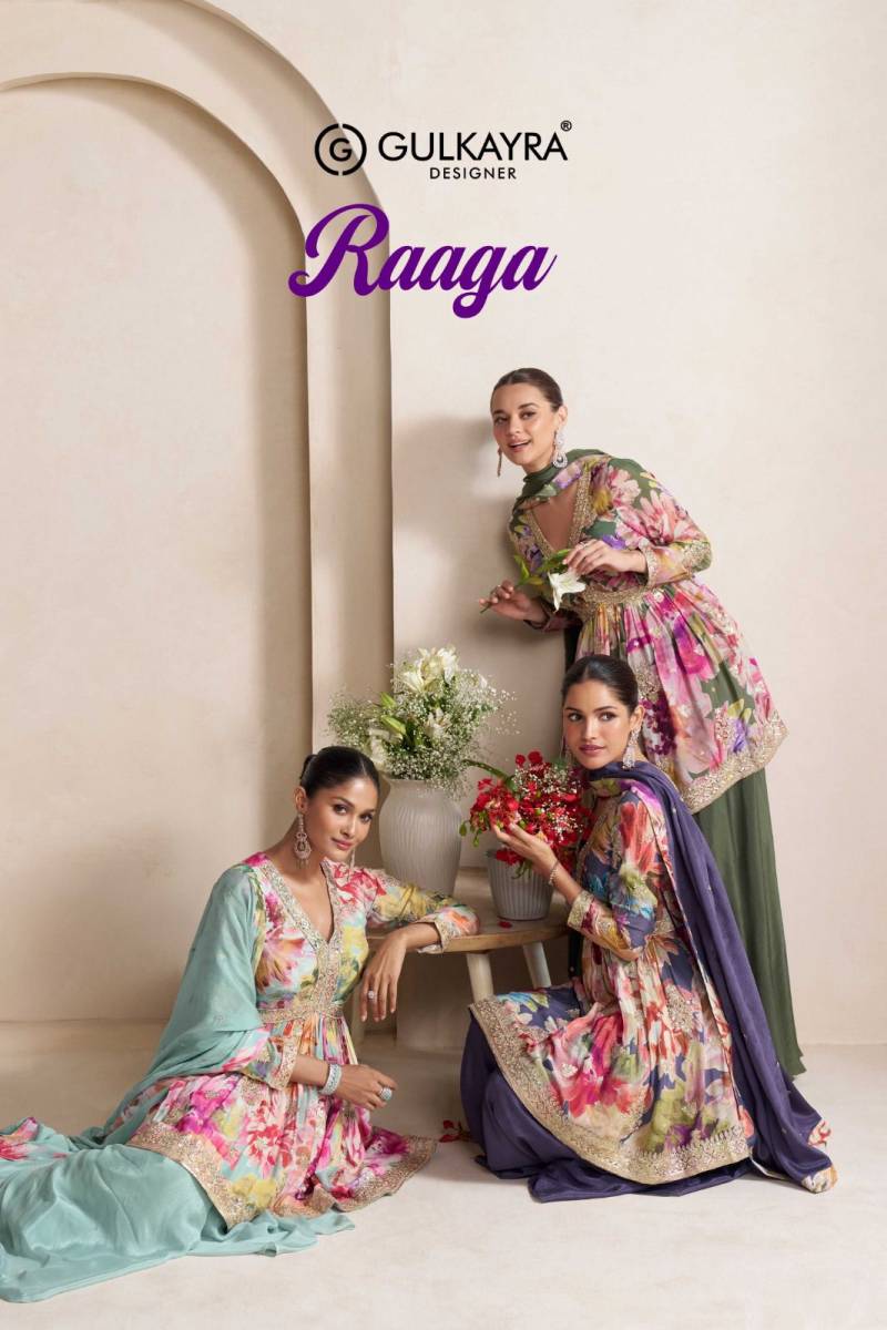 Gulkayra Raaga Chinon Designer Salwar Suits Collection