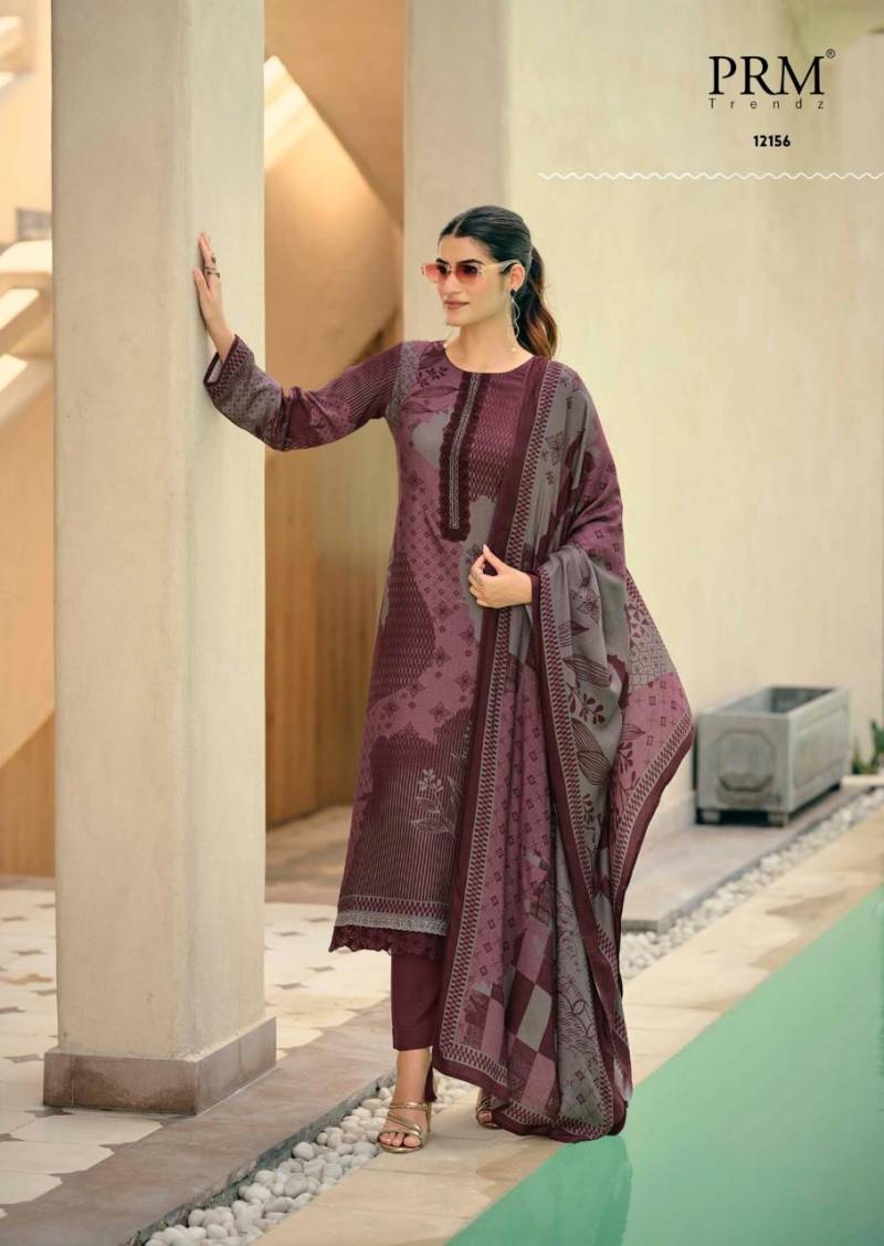 Prm Jhansi Viscose Pashmina Designer Dress Material Collection