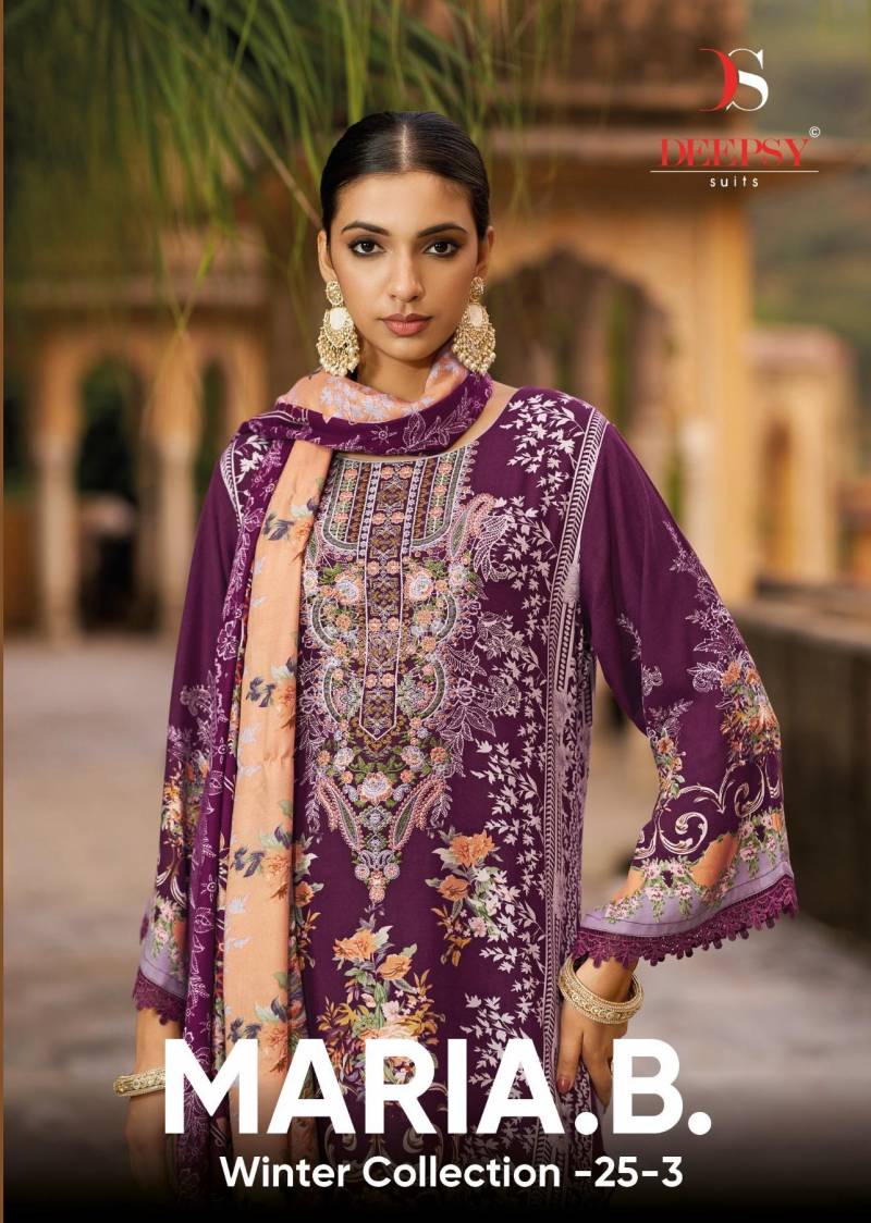 Deepsy Maria Winter Collection 25 Vol 3 Pashmina Suits Collection