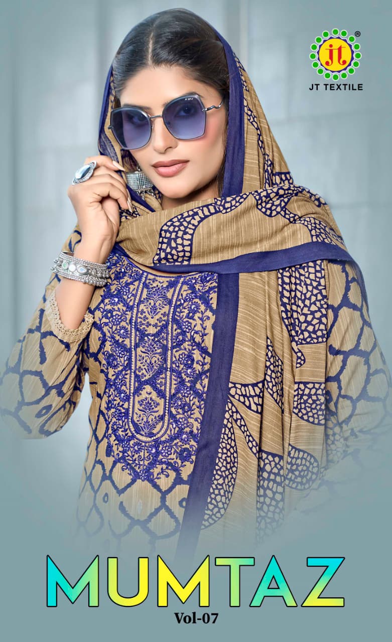 Jt Mumtaz Vol 7 Designer Dress Material Collection