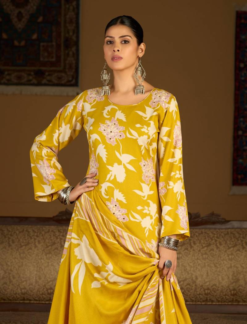 Ibiza Rimowa Viscose Pashmina Designer Salwar Kameez Collection