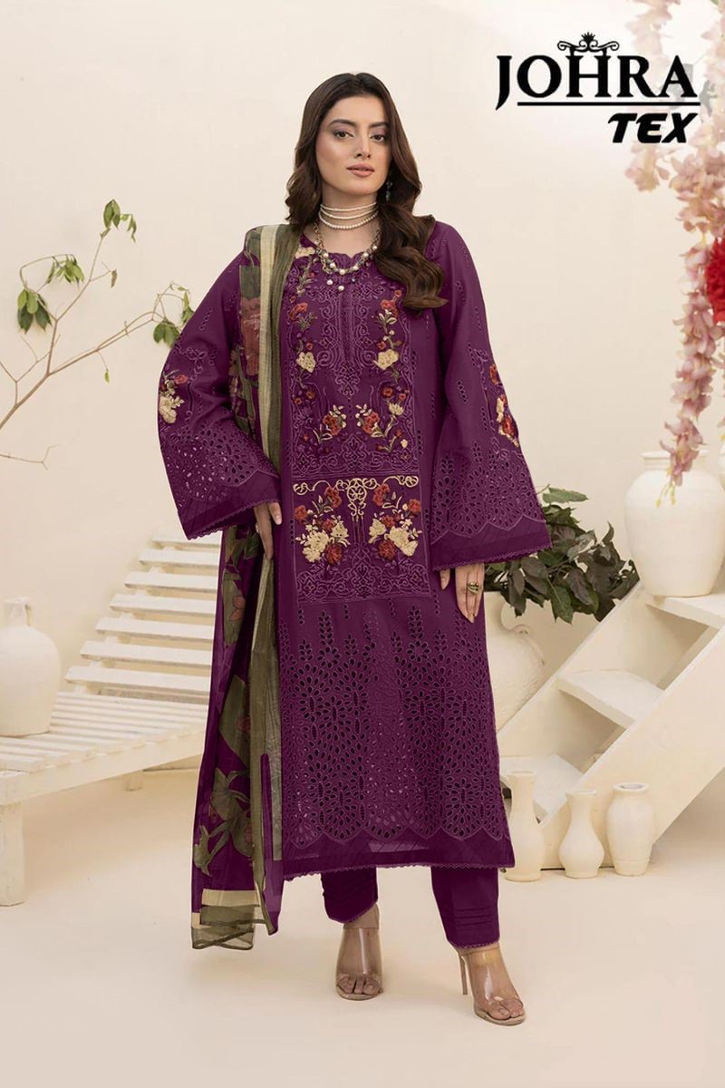 Johra Tex 179 D And E Embroidery Pakistani Salwar Suits Collection
