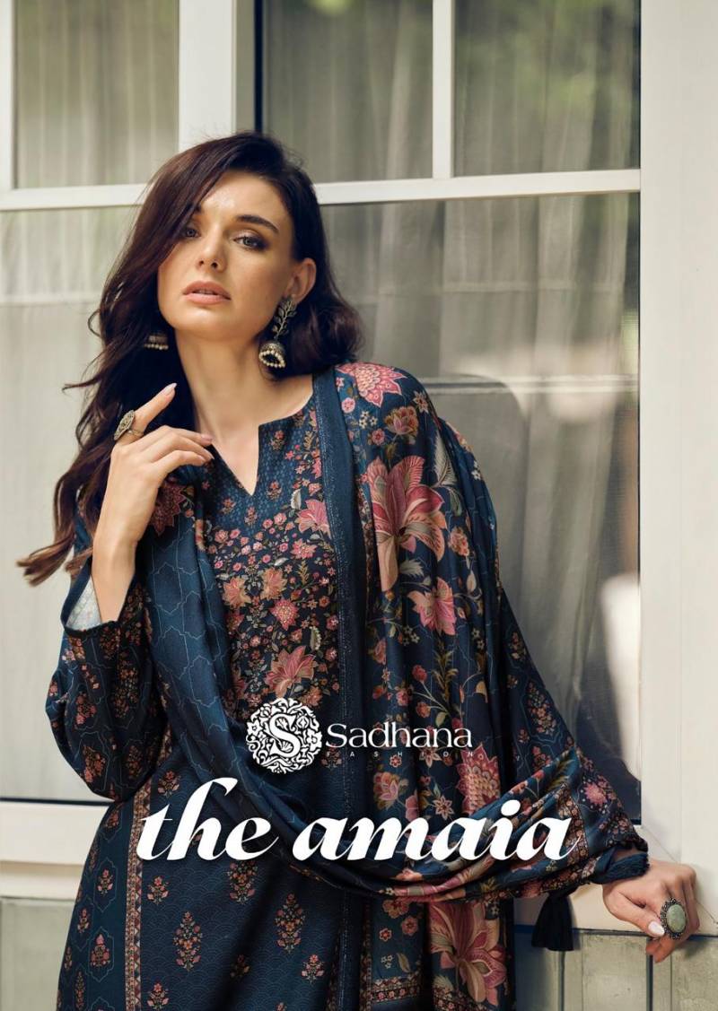 Sadhana The Amaia Pashmina Designer Salwar Suits Collection