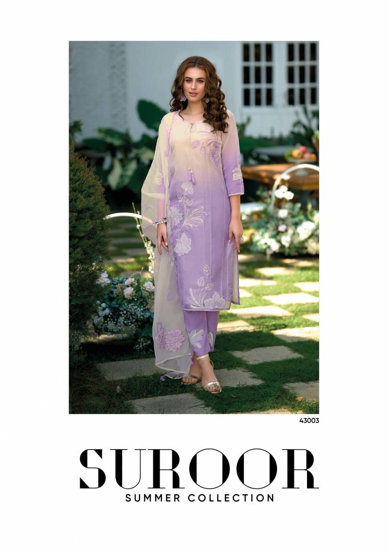 Kailee Suroor Cotton Designer Kurti Pant And Dupatta Collection