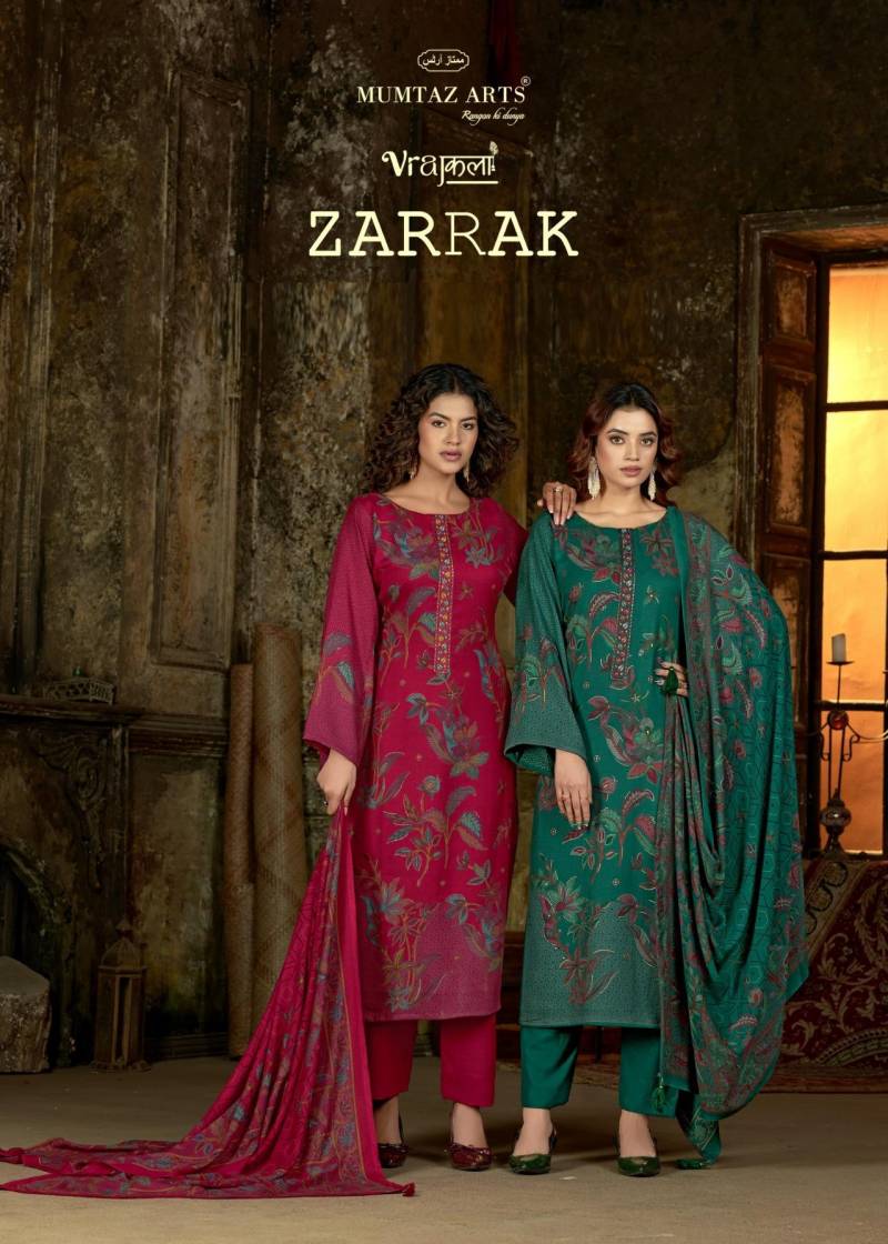 Mumtaz Zarrak Viscose Pashmina Printed Dress Material Collection