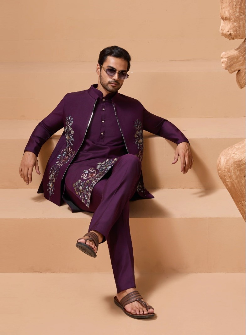 Shubhvastra The Classic Silk Wedding Wear Kurta Pajama And Koti Collection