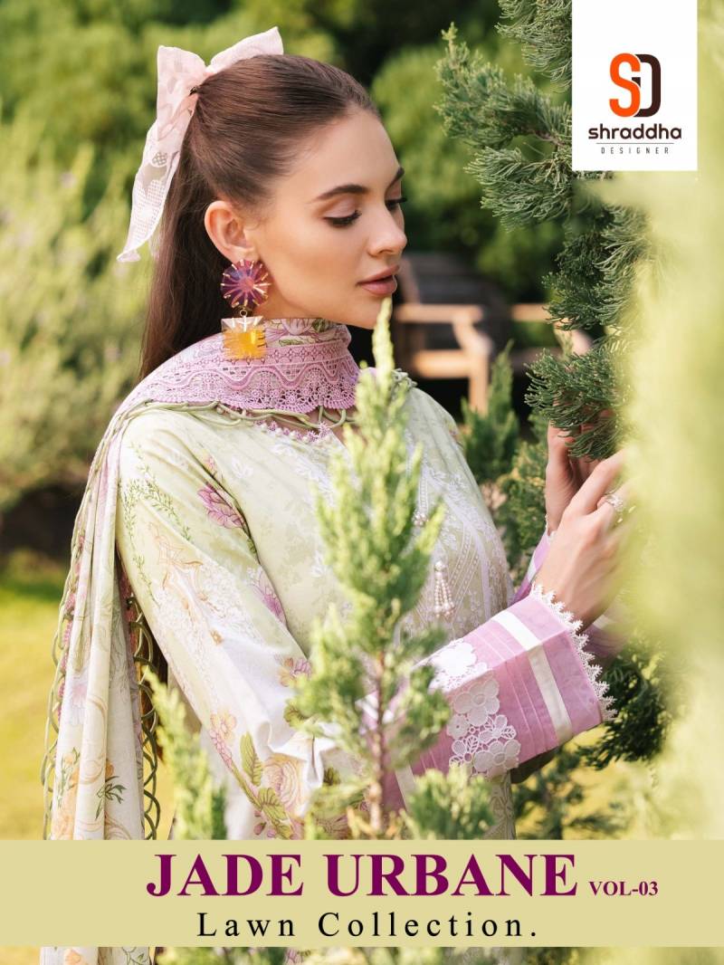 Shraddha Jade Urbane Vol 3 Lawn Cotton Paksitani Suits Collection