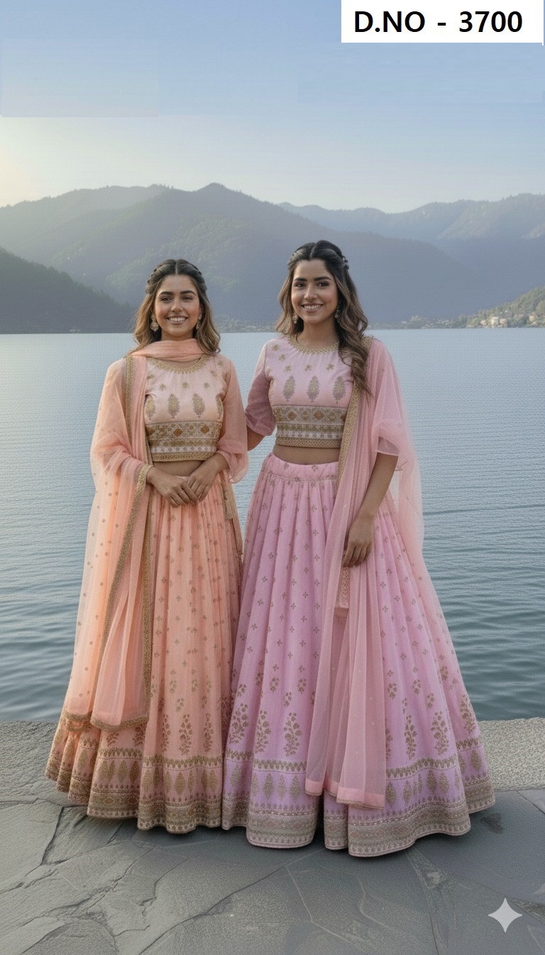 Avika Crop Top 3700 Embroidered Lehenga Choli Collection