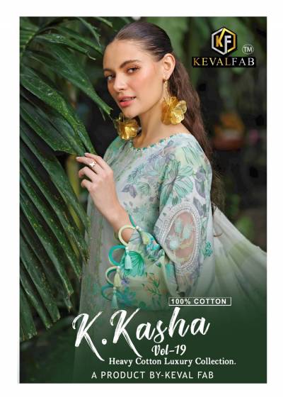 Keval K Kasha Vol 19 Karachi Cotton Dress Material Collection