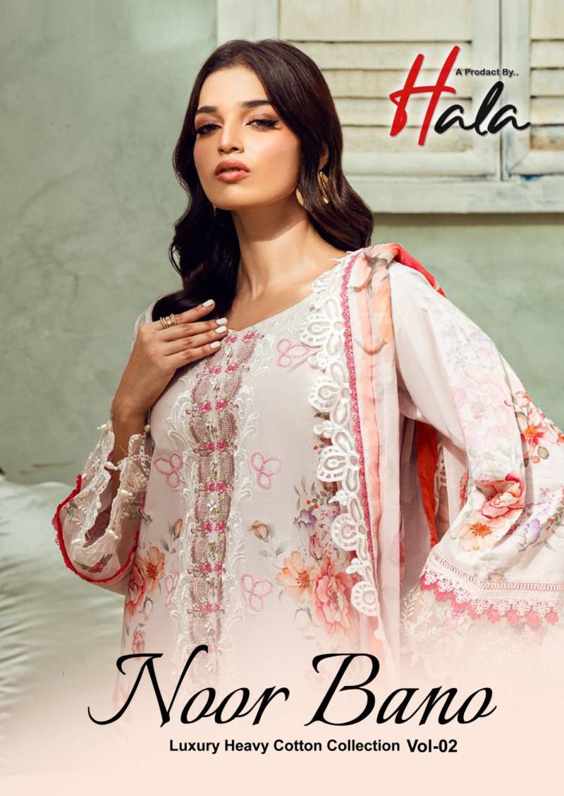 Hala Noor Bano Vol 2 Cotton Karachi Dress Material Collection