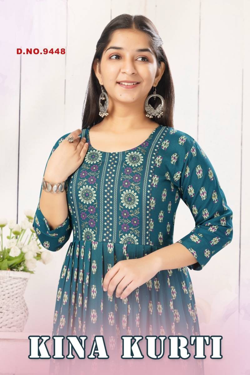 Kina Kurti 9448 Printed Kids Kurti Casual Wear Collection