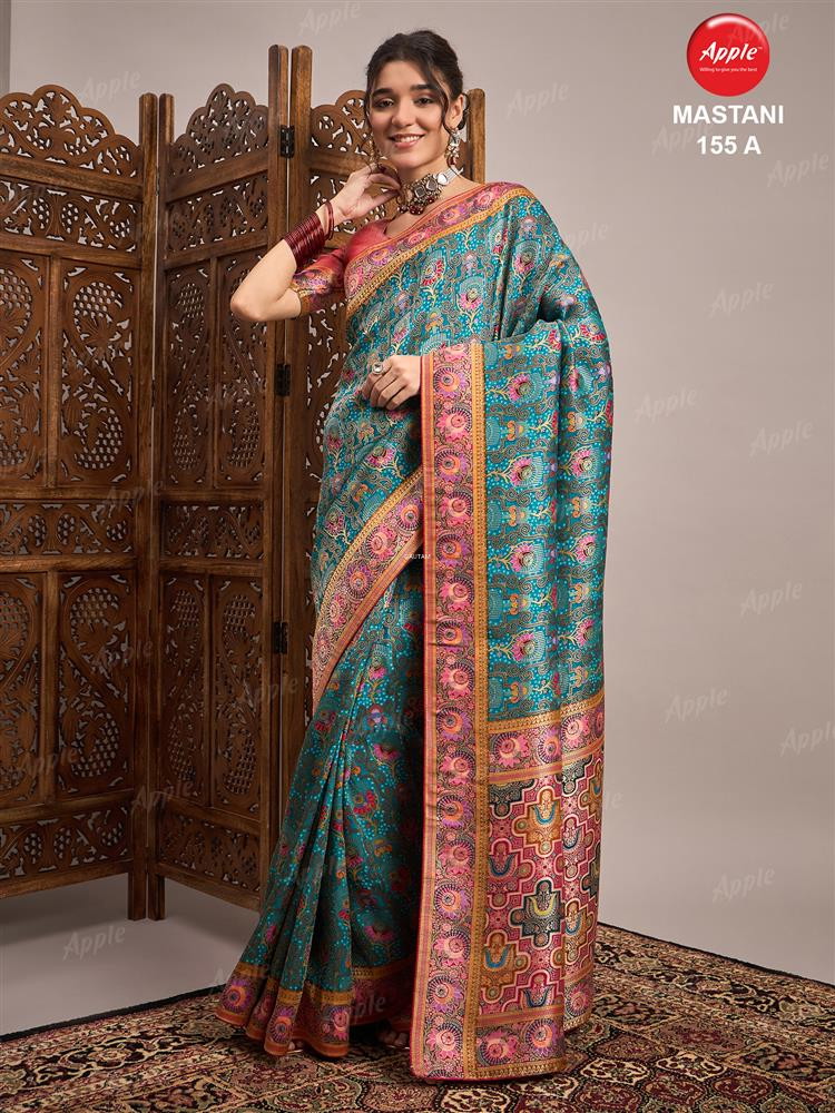 Apple Mastani 155 Viscose Silk Designer Saree Collection