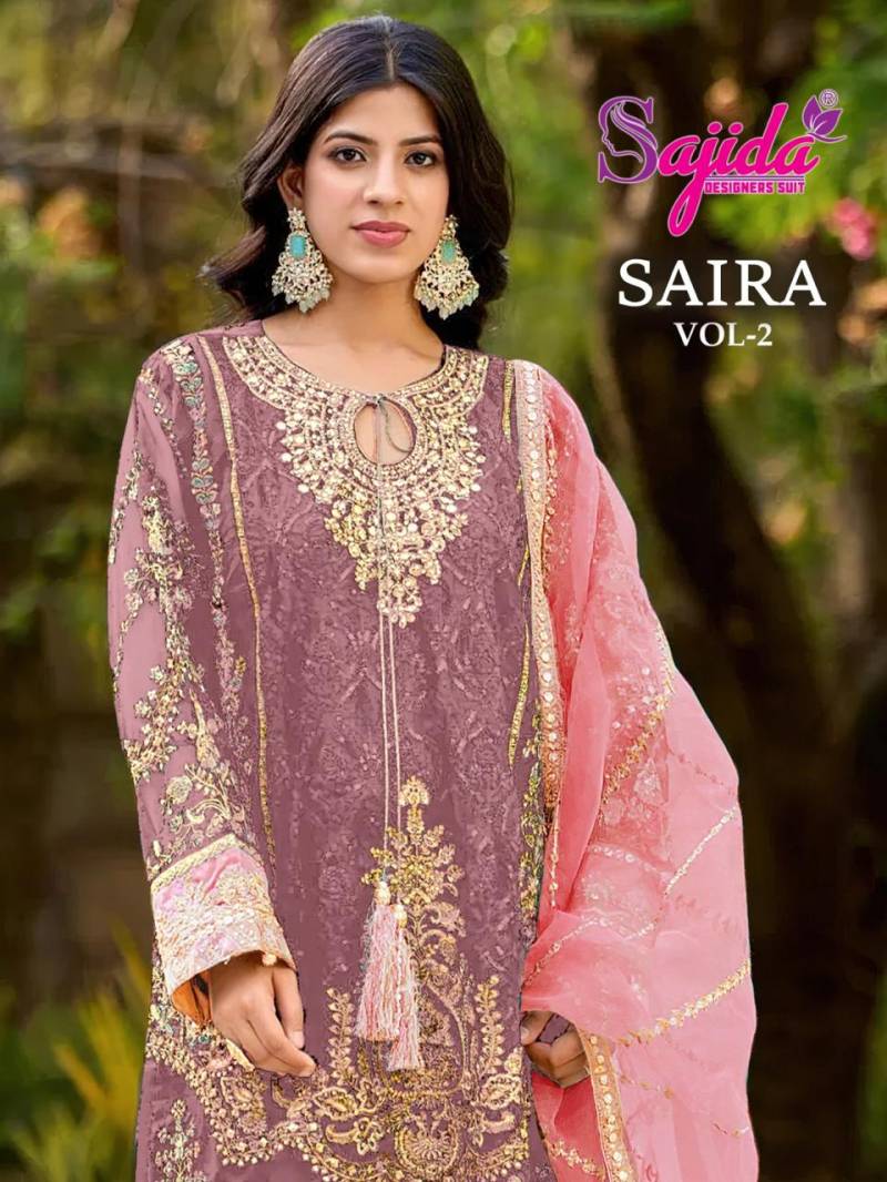 Sajida Saira Vol 2 Embroidered Pakistani Salwar Kameez Collection