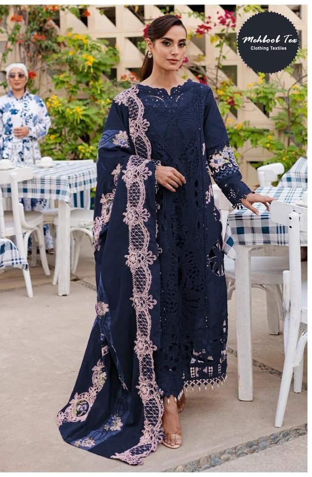 Mehboob Tex 1722 A And B Cotton Designer Pakistani Salwar Suits