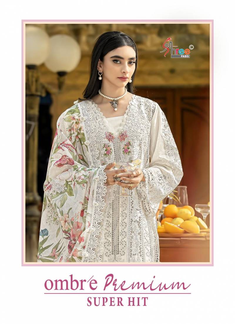 Shree Ombre Premium Super Hit Cotton Designer Pakistani Suits Collection