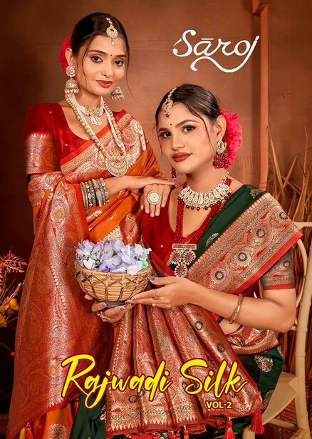 Saroj Rajwadi Silk Vol 2 Silk Prermium Saree Collection