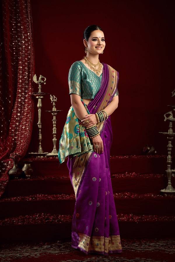 Meera 312 Traditional Paithani Silk Saree Collection