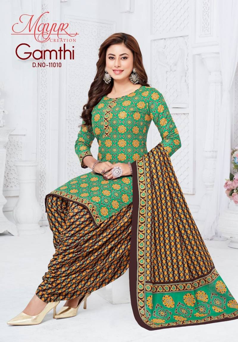 Mayur Gamthi Vol 11 Cotton Dress Material Collection