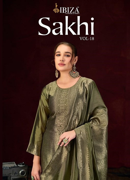 Ibiza Sakhi Vol 18 Banglory Silk Designer Salwar Suits Collection